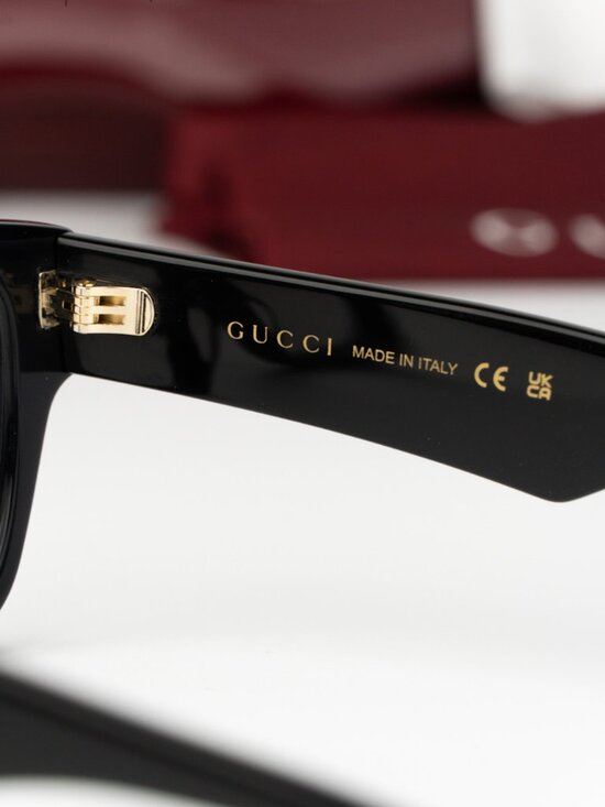 Gucci Women Eyeglasses Black Demo Square GG1428O 001 NEW AUTHENTIC main image 10